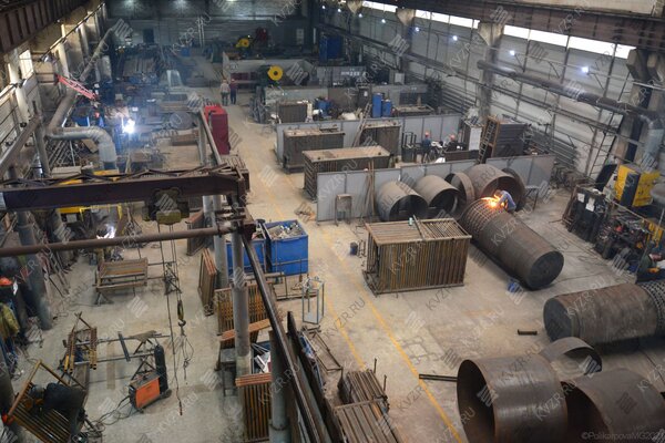 Парогенератор 1600 кг в час 130 С на газе производство