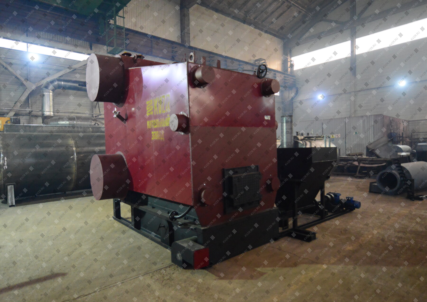 Парогенератор на древесном топливе